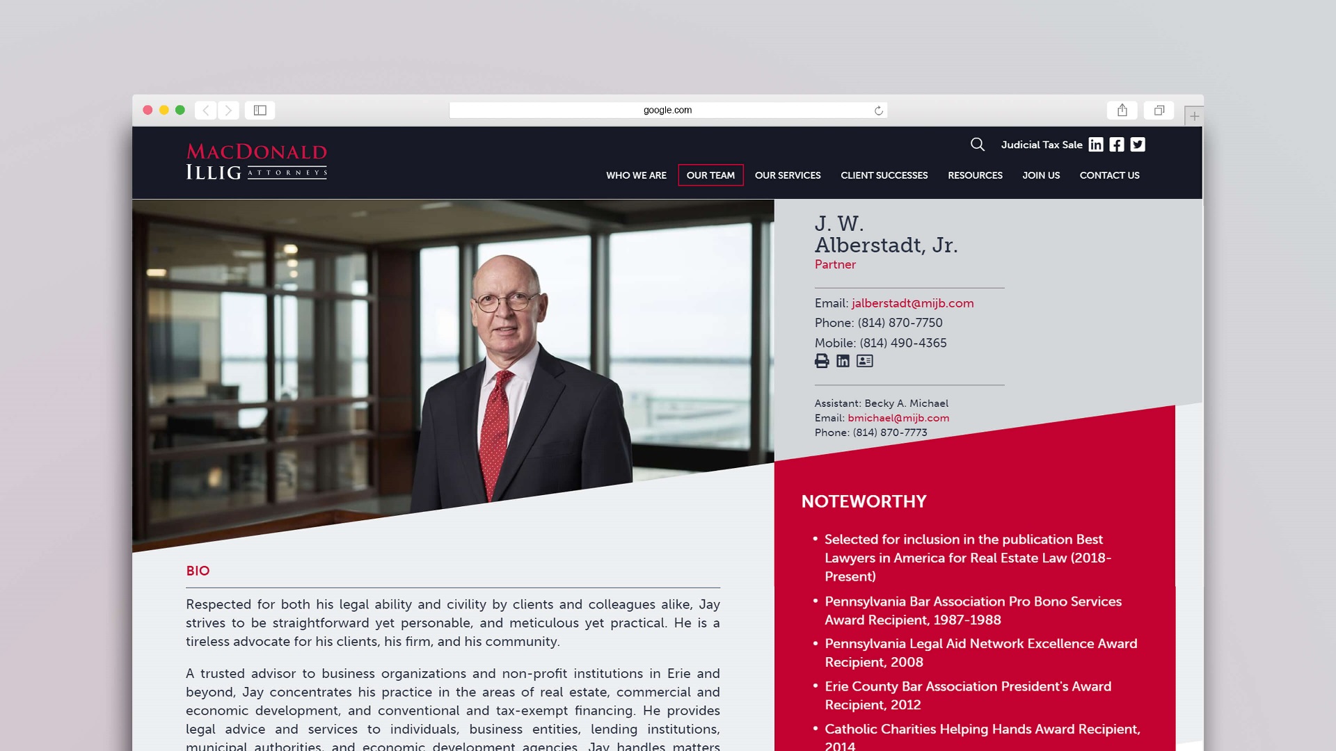 Case Study - MacDonald, Illig, Jones & Britton, LLP - Cubicle Fugitive